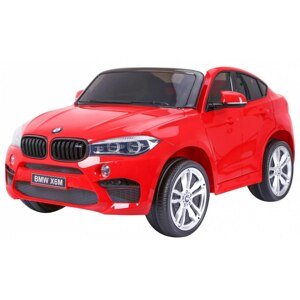 mamido Elektrické autíčko BMW X6 M dvojmiestne XXL červené