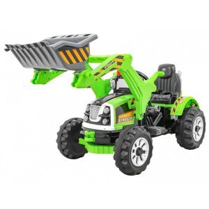 mamido Detský elektrický traktor zelený