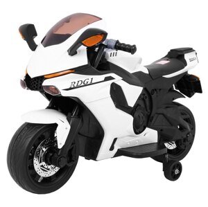 mamido Detská elektrická motorka R1 Superbike biela