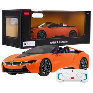 Rastar Rastar Auto na diaľkové ovládanie BMW I8 Roadster R / C 1:12 oranžové