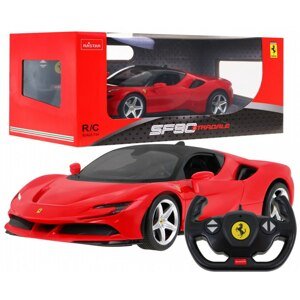 Rastar Rastar Auto na diaľkové ovládanie R / C Ferrari SF90 1:14 červené