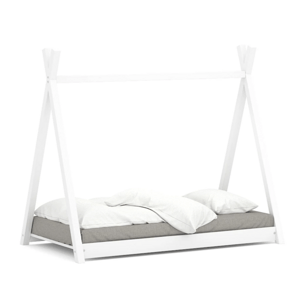 Detská biela posteľ tipi - rôzne rozmery