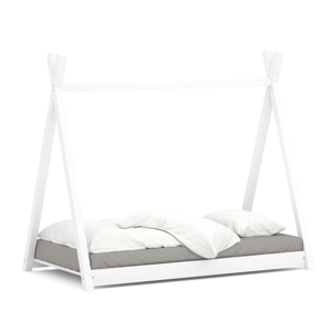 Detská biela posteľ tipi - rôzne rozmery Rozmer:: 160x80 cm