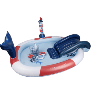 Swim Essentials Nafukovací bazén so šmykľavkou 210 cm - malý námorník