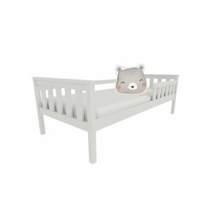 Detská masívna biela posteľ Franzo - rôzne rozmery Veľkosť: 180x80