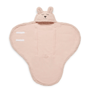 Detská Wrap deka Bunny Jollein 100x105cm  - ružová