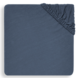 Detská bavlnená plachta Jollein 120x60 - Jeans blue