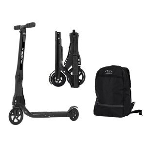 mamido  Kolobežka Hudora Big Wheel 205 Tour skladací čierna + Darček + BATOH ZDARMA