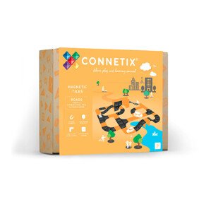 Connetix  Connetix Tiles - Magnetická Stavebnica Rampy a Križovatky 16 ks