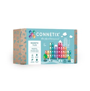 Connetix  Connetix Tiles - Magnetická Stavebnica Pastelové Obdĺžniky 24 ks