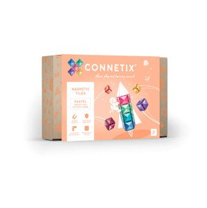 Connetix  Connetix Tiles - Magnetická Stavebnica Pastelové Štvorce 40 ks