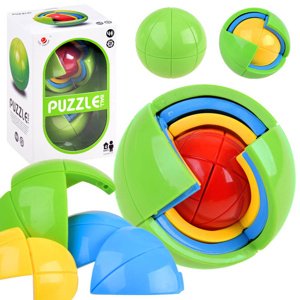 mamido  Logická hra GUĽA 3D PUZZLE hlavolam Lopta – farebná hádanka GR0067