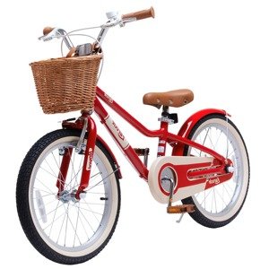 RoyalBaby  Detský bicykel RoyalBaby Eurocle 16" s košíkom červený
