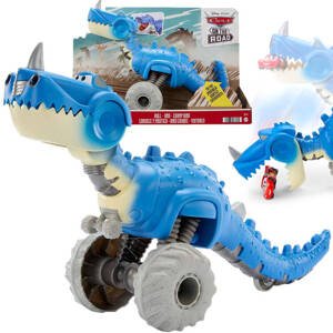 mamido  Mattel dinosaurus jazdiaci pohlcujúce autíčka Cars na ceste