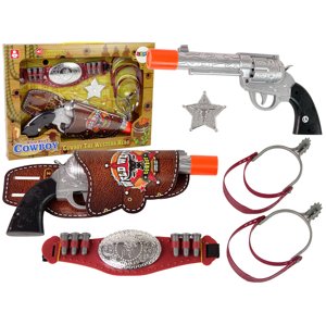 mamido  Kovbojská sada revolver a doplnky