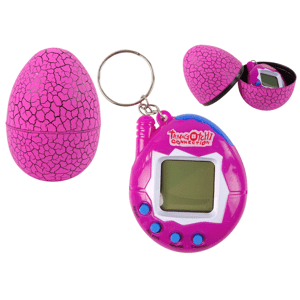 mamido  Tamagotchi v vajci - Elektronická hra s roztomilým zvieratkom v ružovej farbe