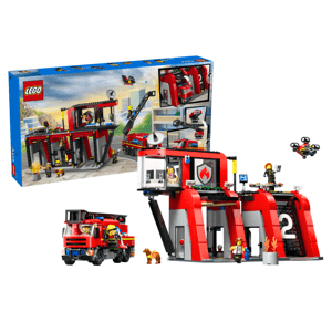Lego  Stavebnica LEGO City Hasičská stanica a hasičské auto 60414
