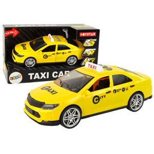 mamido  Elektrické autíčko Taxi 1:14 Svetlá Zvuky Žlté