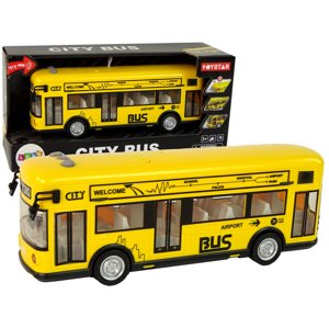 mamido  Žltý mestský autobus s trecím pohonom 1:18