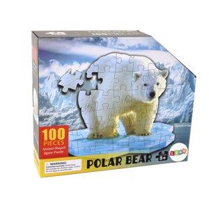 mamido  Puzzle 100 dielikov s motívom polárneho medveďa