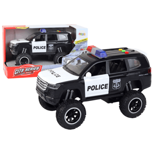 mamido  Terénne policajné autíčko Raptor s efektmi 1:14 čierne