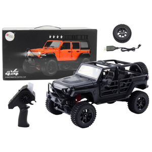 mamido  Terénne autíčko Off-road na diaľkové ovládanie RC 4x4 čierne