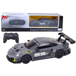 mamido  Auto na diaľkové ovládanie RC Porsche 911 GT2 RS Clubsport 25 1:24 sivé