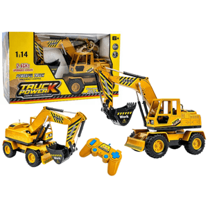 mamido  Bager na diaľkové ovládanie R/C 1:14 buldozér žltý