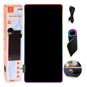 mamido  Herná podložka pod myš a klávesnicu s RGB podsvietením 80x30 cm