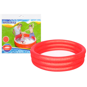 mamido  Nafukovací bazén Bestway 122 cm x 25 cm 51025 červený