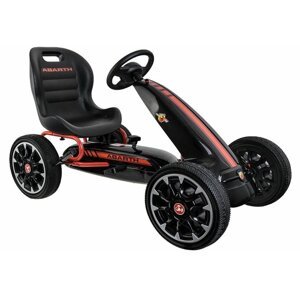 mamido  Detská šliapacia motokára ABARTH čierna