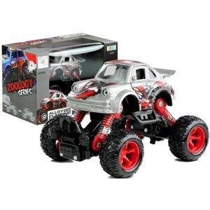 mamido  Elektrické autíčko Monster Truck s tlmičmi, jazdí v mierke 1:36