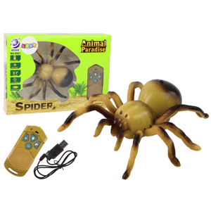 mamido  Diaľkovo ovládaný pavúk Tarantula s ovládačom R/C žltý