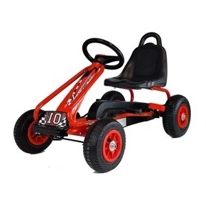 mamido  Detská šliapací motokára Formula 01 červená