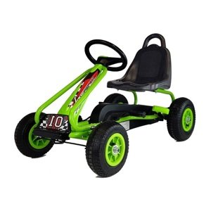 mamido  Detská šliapací motokára Formula 01 zelená