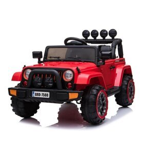 mamido  Detské elektrické autíčko Jeep BRD červené