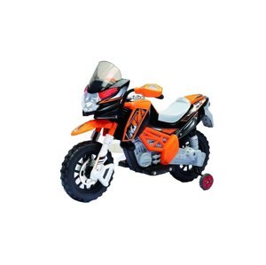 mamido  Detská elektrická motorka J518 oranžová