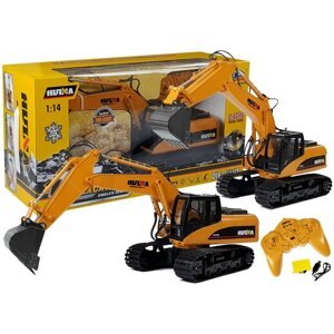 mamido  Bager na diaľkové ovládanie R / C 1:14 žltý