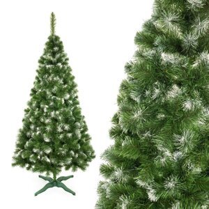 mamido  Umelý vianočný stromček borovice so snehom 180 cm