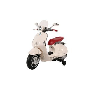 mamido  Detský elektrický skúter Vespa GTS biela