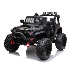 mamido  Elektrické autíčko Jeep Brothers lakované čierne 24V 2x200W