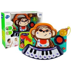 mamido  Detský interaktívne klavír pre najmenších opička