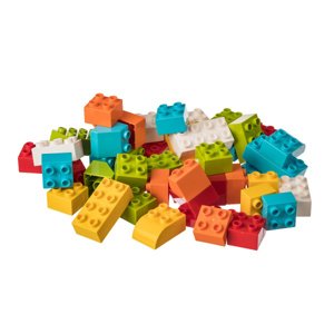 LW-toys  LW-toys Stavebnica pre najmenších staviteľa - junior kocky 50 ks