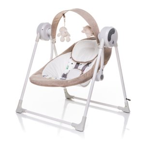4Baby  Hojdacie ležadlo pre bábätko 4Baby Swing béžovej