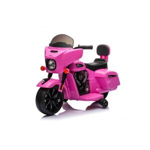 mamido  Detská elektrická motorka Chopper INDIAN ružová