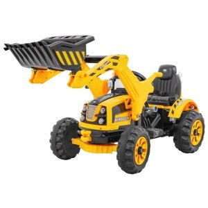 mamido  Detský elektrický traktor žltý