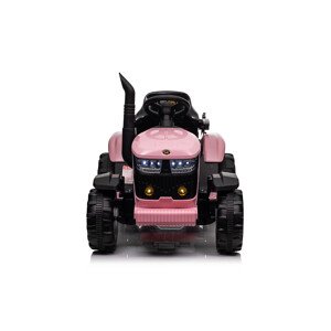 Mamido  Mamido Detský elektrický traktor s vlečkou 12V 7Ah ružový