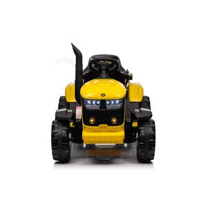 Mamido  Mamido Detský elektrický traktor s vlečkou 12V 7Ah žltý