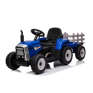 Mamido  Mamido Elektrický traktor s vlečkou Blow modrý