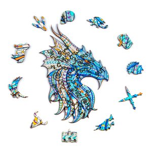 WOODBESTS  WOODBESTS Drevené puzzle drak 280 dielov